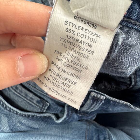 Level 99 Jeans Womens 29 Blue Denim Sienna Tomboy in Jenner‎ Anthropologie - Picture 6 of 9